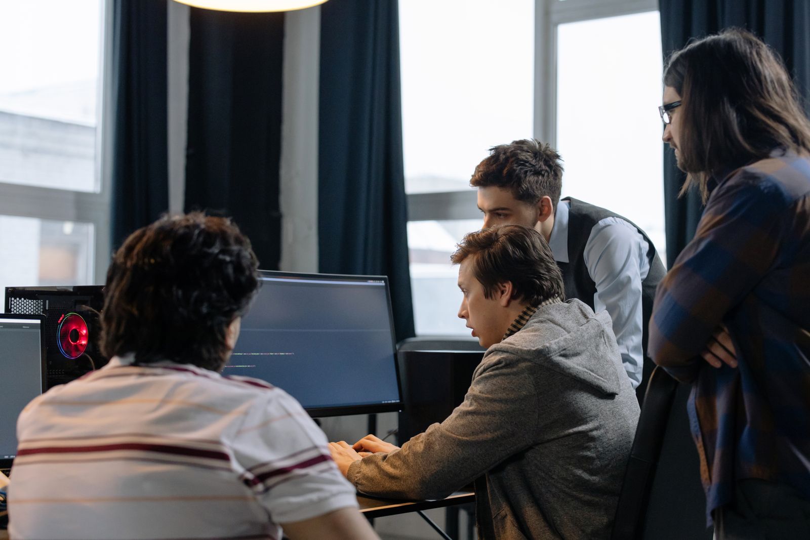 Developers working together on a software project